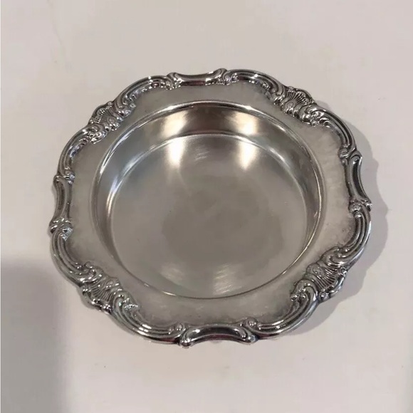 Vintage Gorham Strasbourg Silver Plated Wine Bottle Coaster - Picture 2 of 8